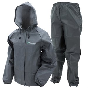L'ENSEMBLE DE PLUIE ULTRA-LÉGER 2 DE FROGG TOGGS - CARBON BLACK, MEDIUM image