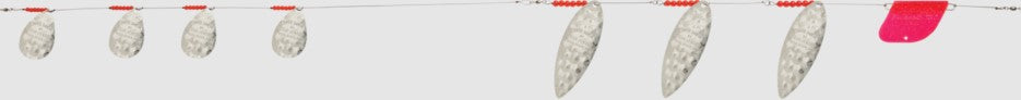 LUHR JENSEN DAVE DAVIS LAKE TROLL 48'' - HAMMERED NICKEL image