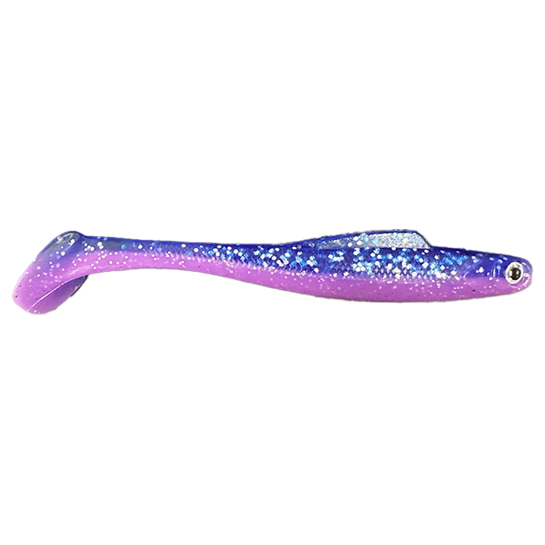 MALADE DE PÊCHE MÉNÉ MME. WALLY 4’’ - BLEU ET ROSE image