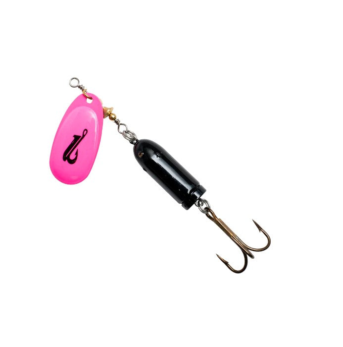 LIVINGSTON LEURRE EBS SPINNER 58 - HOT PINK BLACK image