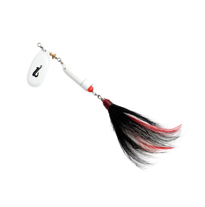 LIVINGSTON LEURRE EBS SPINNER 100 - WHITE BLACK image