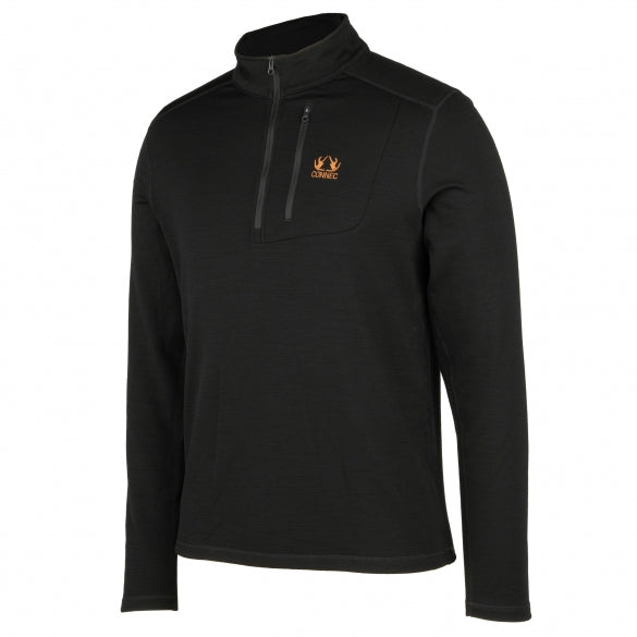 CONNEC HAUT DE SOUS-VETEMENT MERINO - 240 BLACK MOOSE image 1