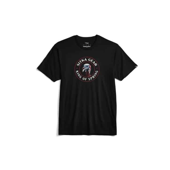SITKA T-SHIRT KING OF SPRING - BLACK image 0