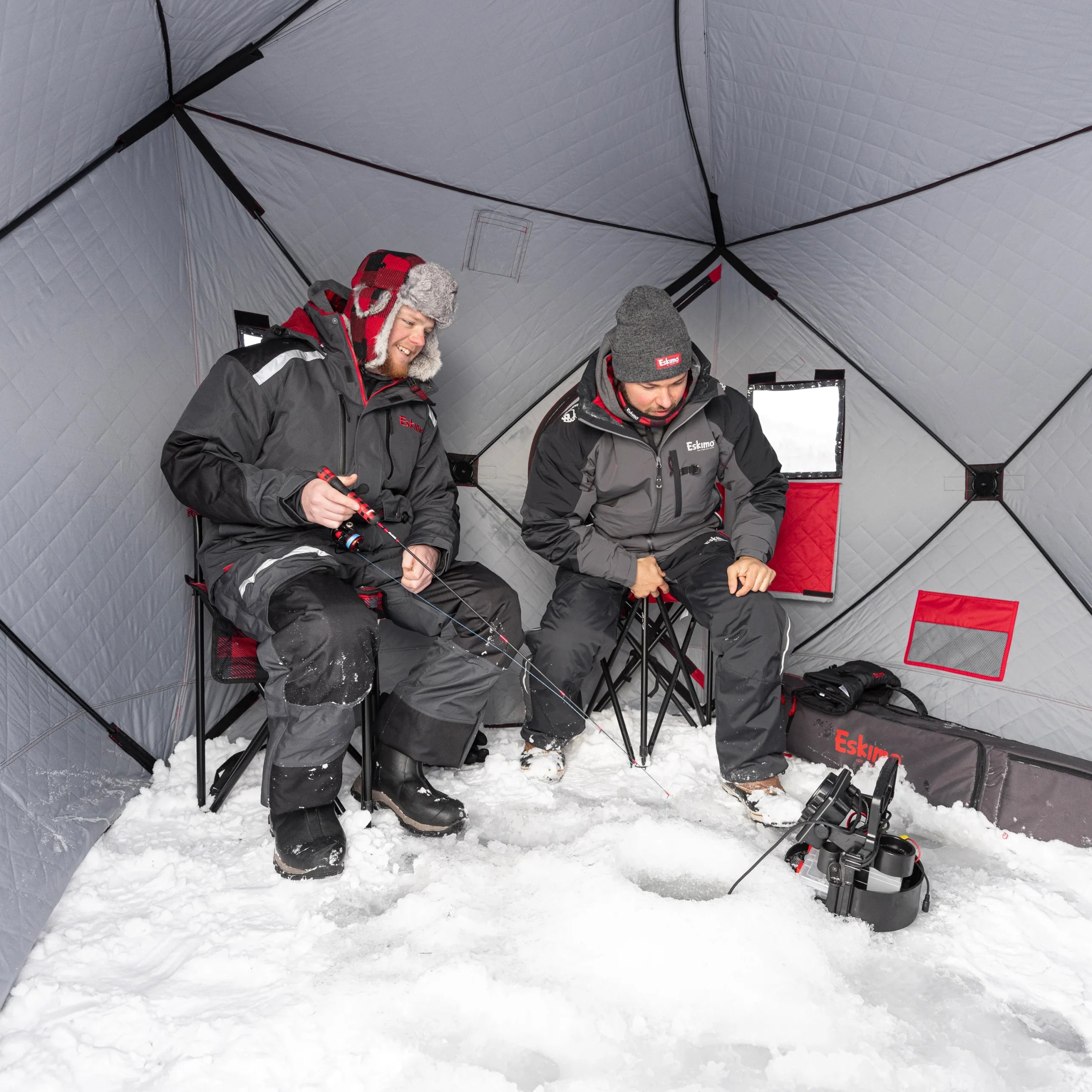 ESKIMO TENTE DE PÊCHE SUR GLACE QUICKFISH 3HD ISOLÉE image 1