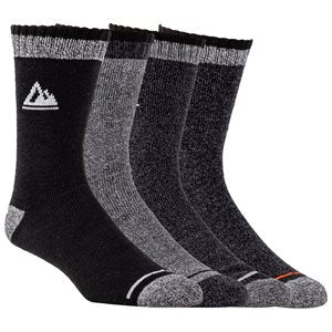 STORM VALLEY 4 PAIRES DE CHAUSSETTES HAUTE PERFORMANCE - BLACK, N/A image