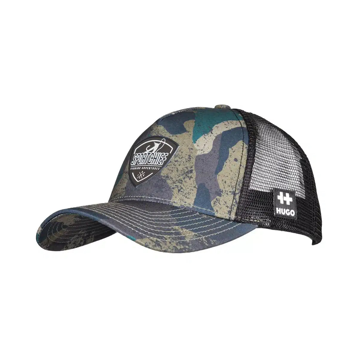SPORTCHIEF CASQUETTE HUGO PÊCHE CAMO BLEU image 0