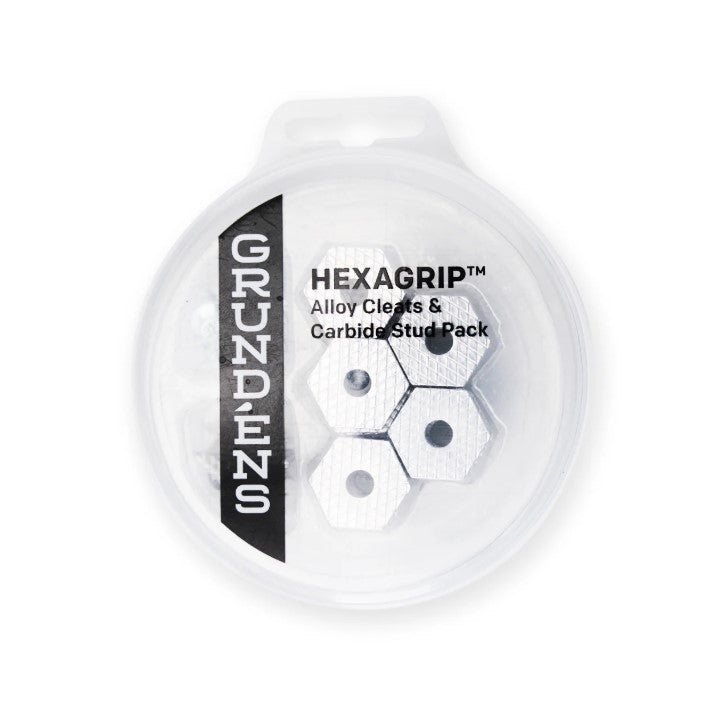 GRUNDENS HEXAGRIP CLEAT & CARBINE STUD PUCK PACK - GRIS image 0