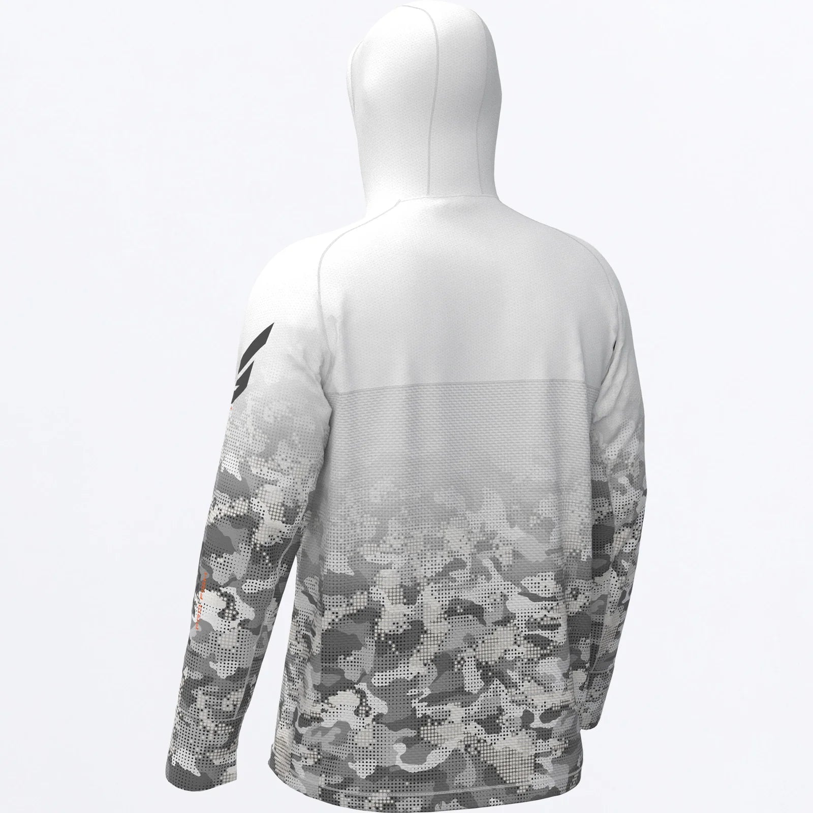 FXR CHANDAIL CAPUCHON PRO AIR UPF BLANC ORANGE CAMO image 1
