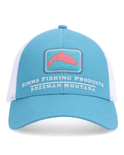 SIMMS CASQUETTE TROUT ICON TRUCKER, GULF BLUE image 0