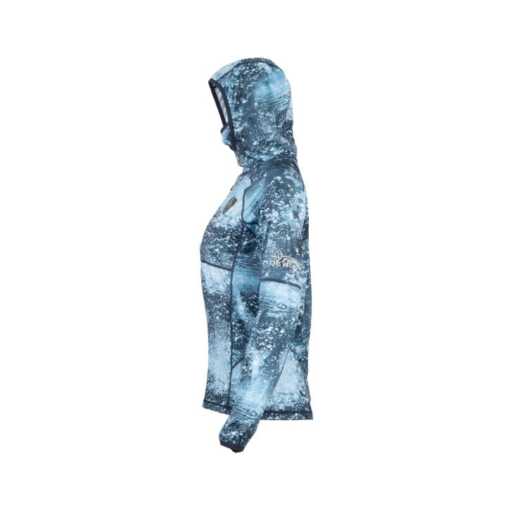 SPORTCHIEF CHANDAIL À CAPUCHE "OMBLE" COLLECTION FILLES DE BOIS - BLEU CAMO image 3