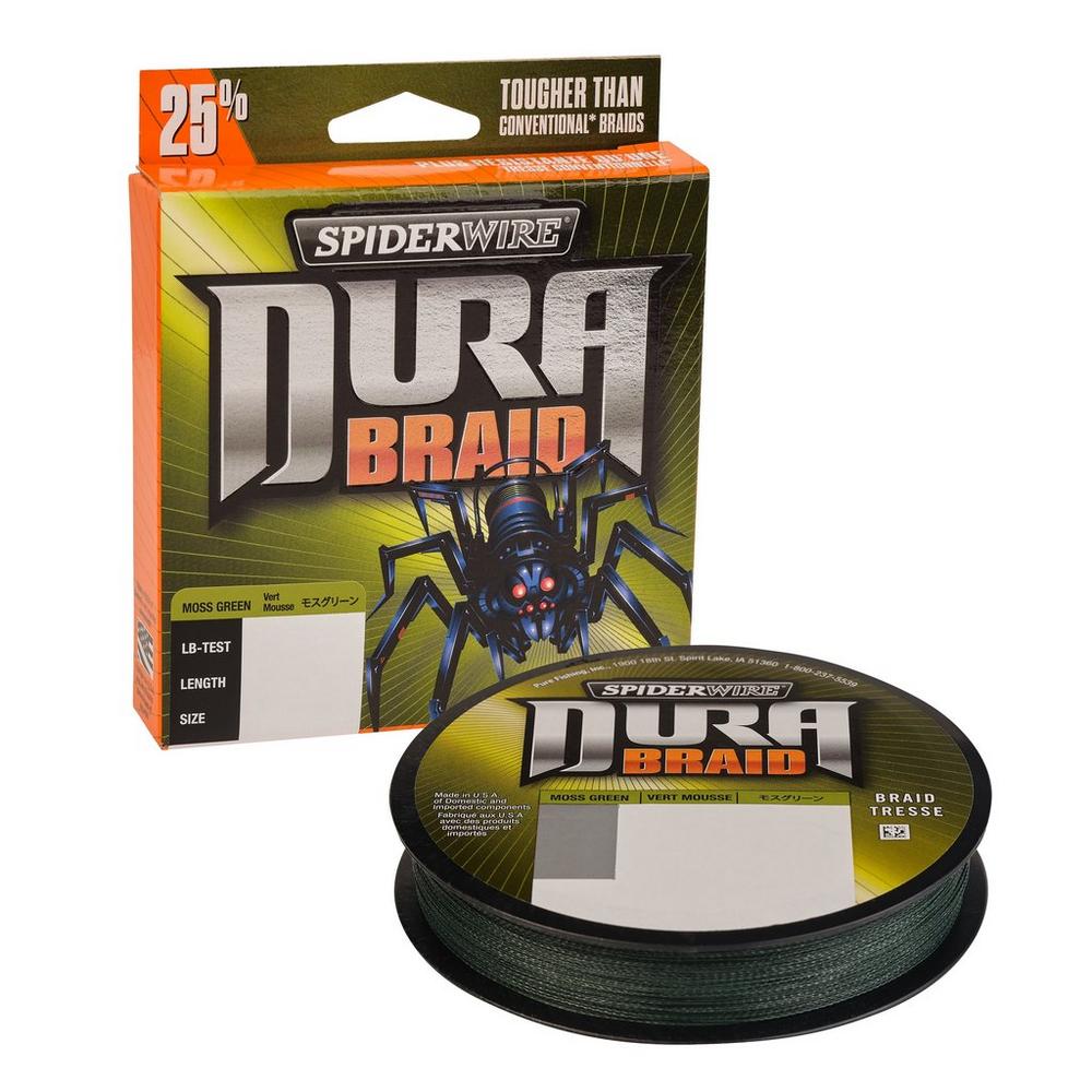SPIDERWIRE FIL TRESSÉ DURABRAID - 150VGS - 10 LBS, MOSS GREEN image