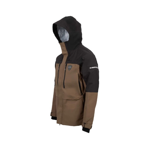 SPORTCHIEF MANTEAU DE PLUIE IMPERMÉABLE "CATCH RAIN" COLLECTION HUGO STRONG - NOIR/BRUN image 2
