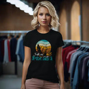 DESIGN CHASSE PÊCHE T-SHIRT FEMME ''JUSTE UNE FILLE QUI AIME PÊCHER'' image 0