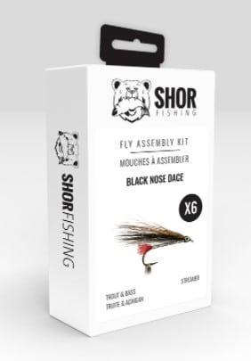 SHORE FISHING BOITE D'ASSEMBLAGE DE MOUCHE, BLACK NOSE DACE image 0