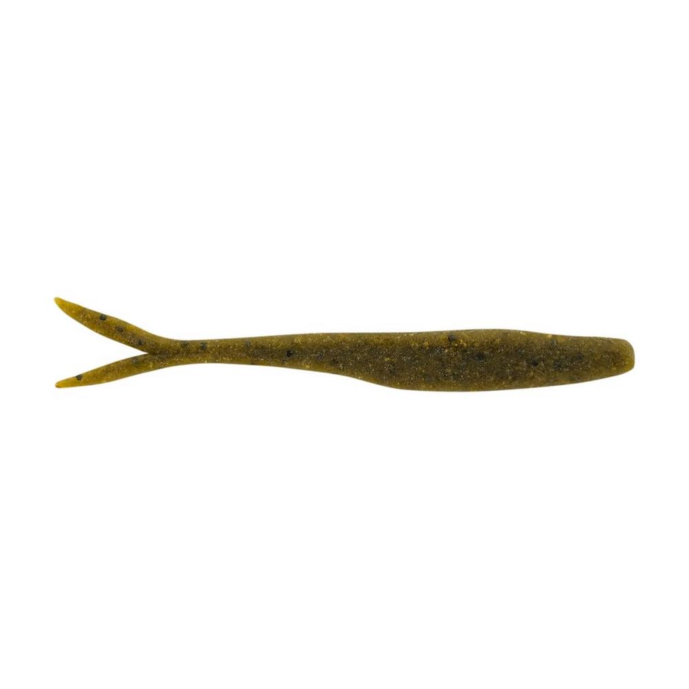 BERKLEY POWERBAIT MAXSCENT FLATNOSE MINNOW 4'' - GREEN PUMPKIN image