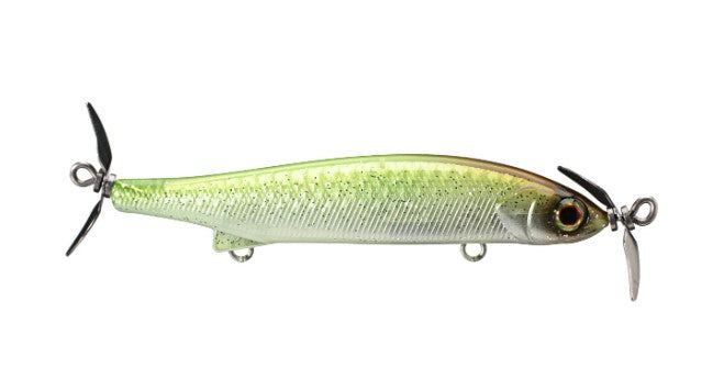 JACKALL IPROP 75 SPYBAITS - IS CHARTREUSE BACK GRITTER image