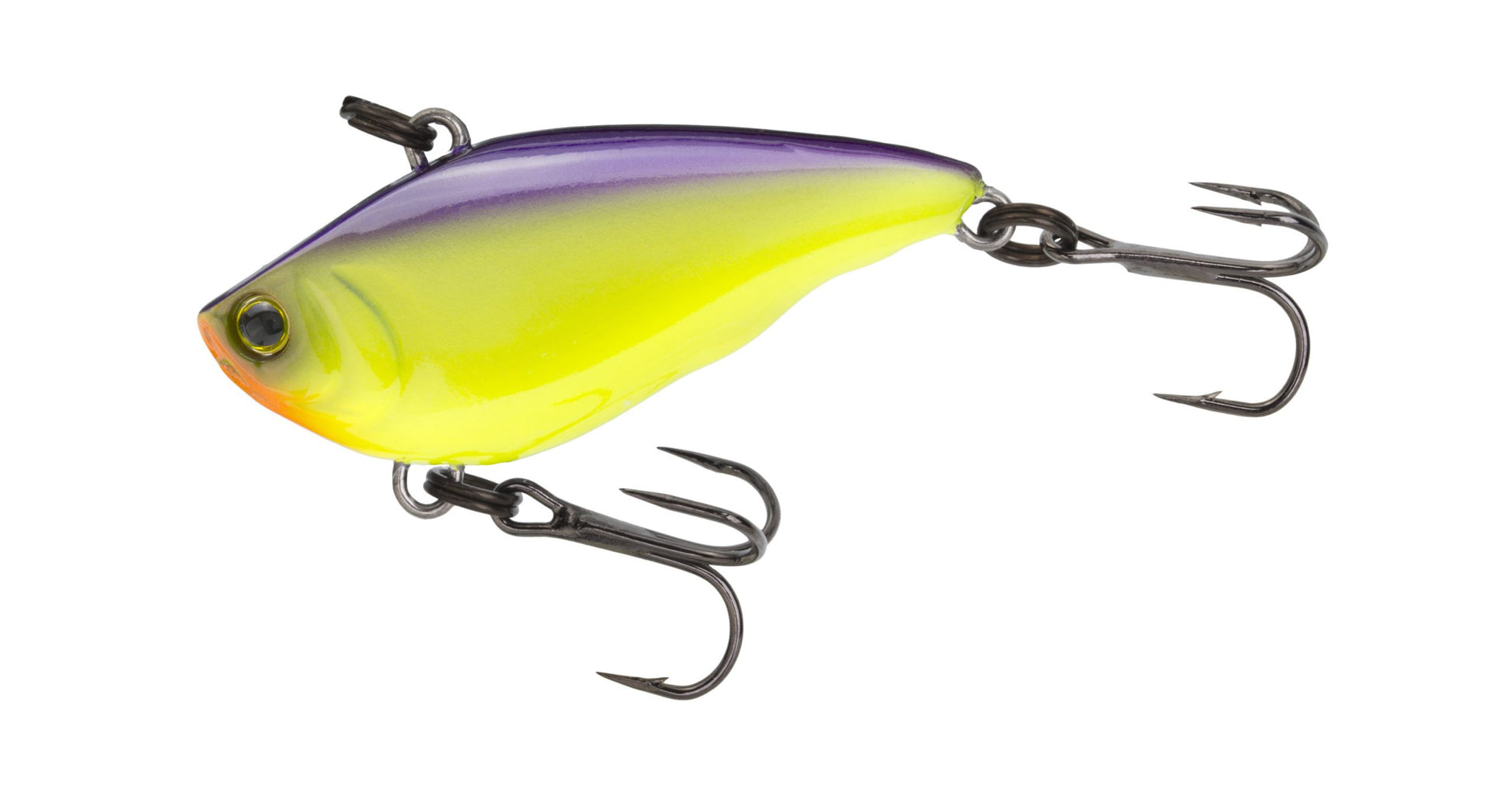 RATTL'N VIBE MINI 40MM DE YO-ZURI - PURPLE BACK CHARTREUSE image
