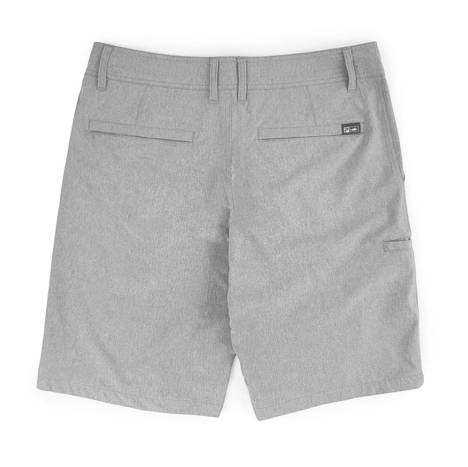 PELAGIC SHORT DEEP SEA 21" FISH CAMO GREY image 1