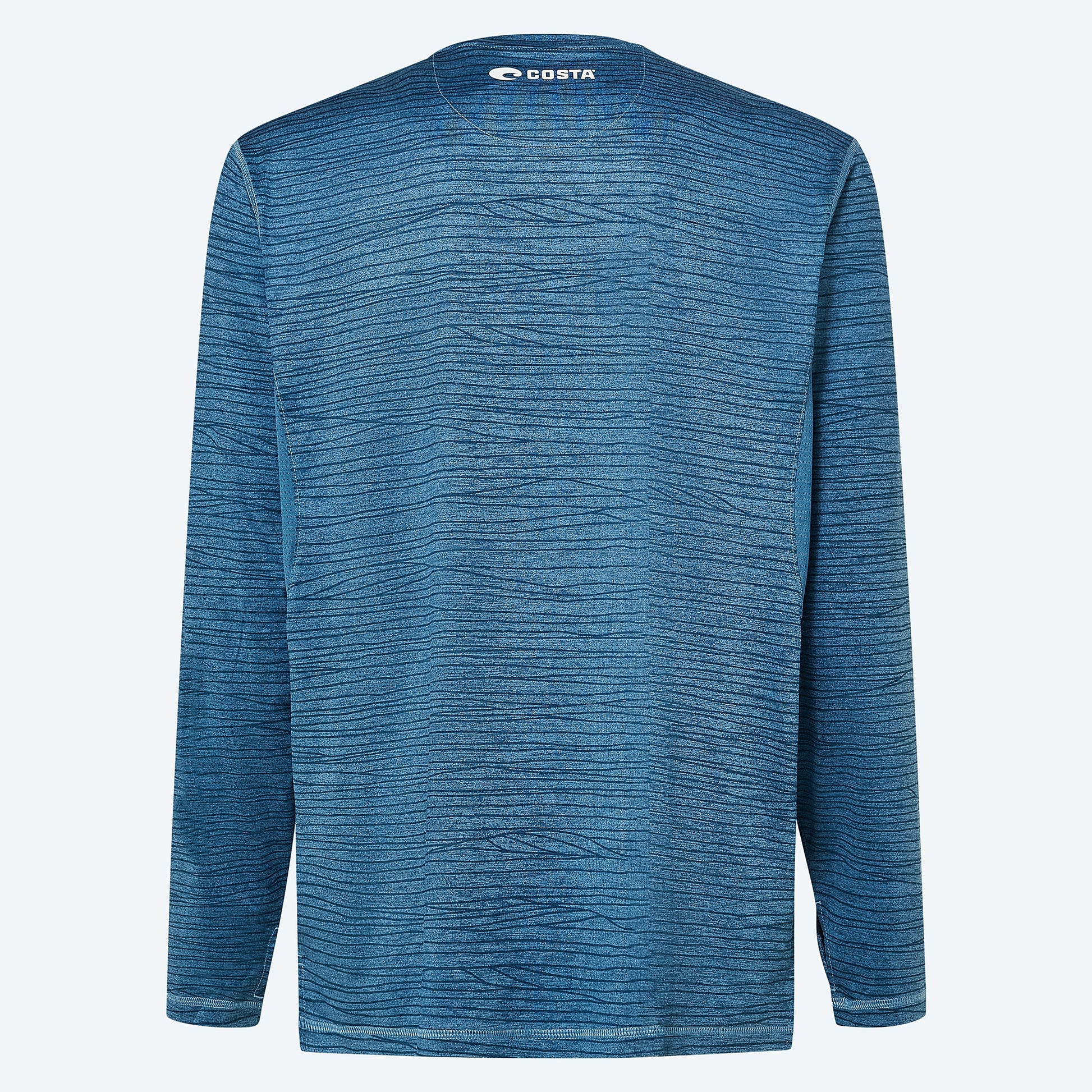 COSTA CHANDAIL MANCHE LONGUE VOYAGER PERFORMANCE TIDE PRINT BLEU image 1
