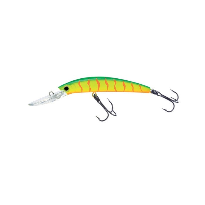 YO-ZURI CRYSTAL MINNOW FLOTTANT DEEP DIVER WALLEYE - 110 MM - HOT TIGER image