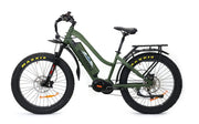 BAKCOU EBIKE MULE STEP-THROUGH 26"1000W 21Ah, MATTE ARMY GRE image 0