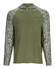 SIMMS CHANDAIL À CAPUCHON SOLAIRE CHALLENGER, DARK CLOVER/GHOST CAMO CLOVER image 0