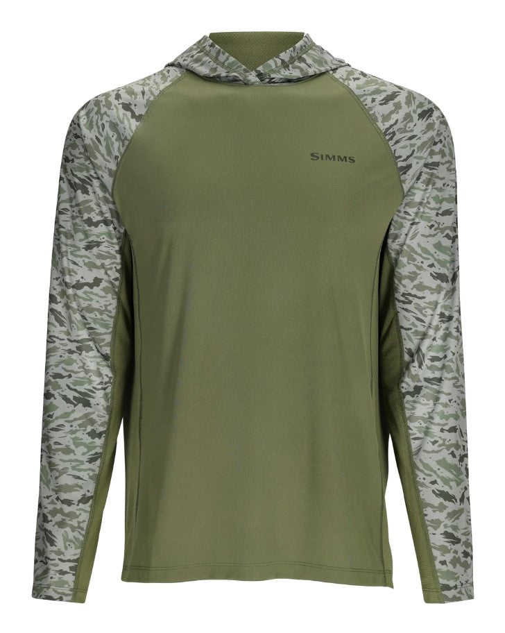 SIMMS CHANDAIL À CAPUCHON SOLAIRE CHALLENGER, DARK CLOVER/GHOST CAMO CLOVER image 0