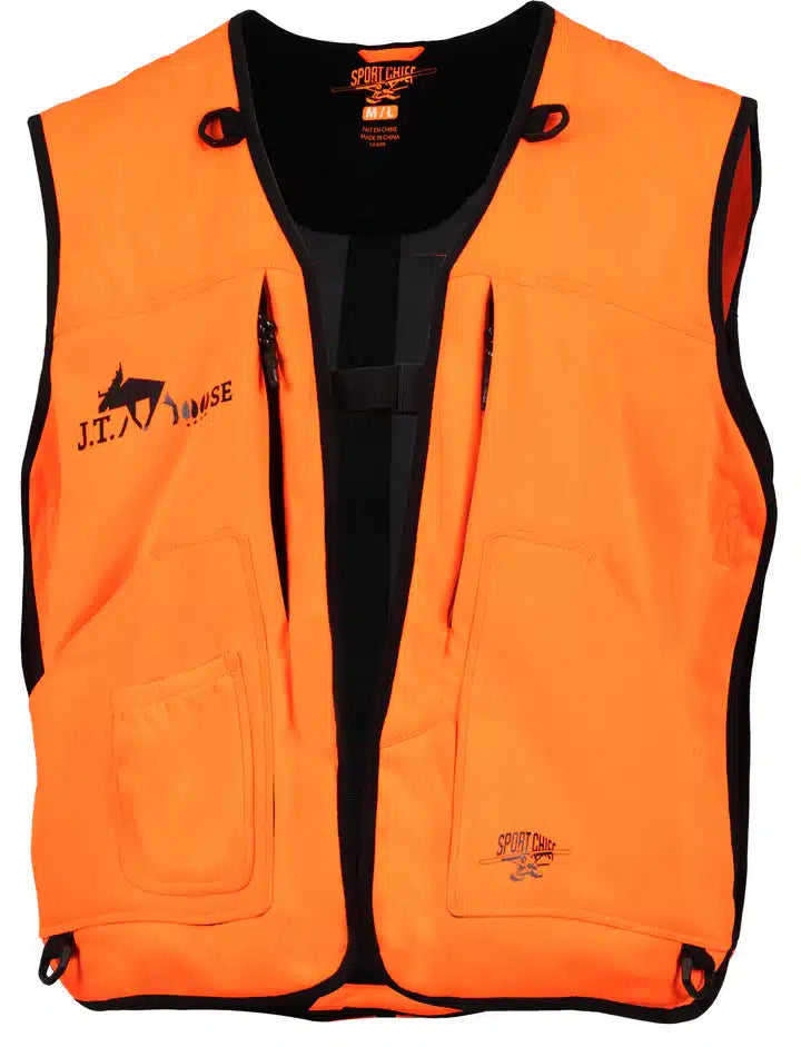 SPORTCHIEF DOSSARD DE CHASSE ORANGE AVEC SAC À DOS INTÉGRÉ J.T. MOOSE COLLECTION JASON TREMBLAY MORNEAU image 0