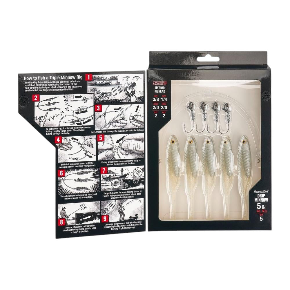 BERKLEY KIT DE MONTAGE TRIPLE MINNOW 3'' image 2
