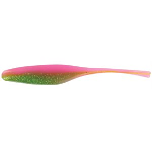NXS LEURRE SOUPLE DEATH SHAD 4'' - ELECTRIC CHICKEN image