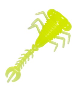 ZMAN LEURRE SOUPLE MICRO FINESSE LARVAZ 1.75'' - HOT CHARTREUSE image