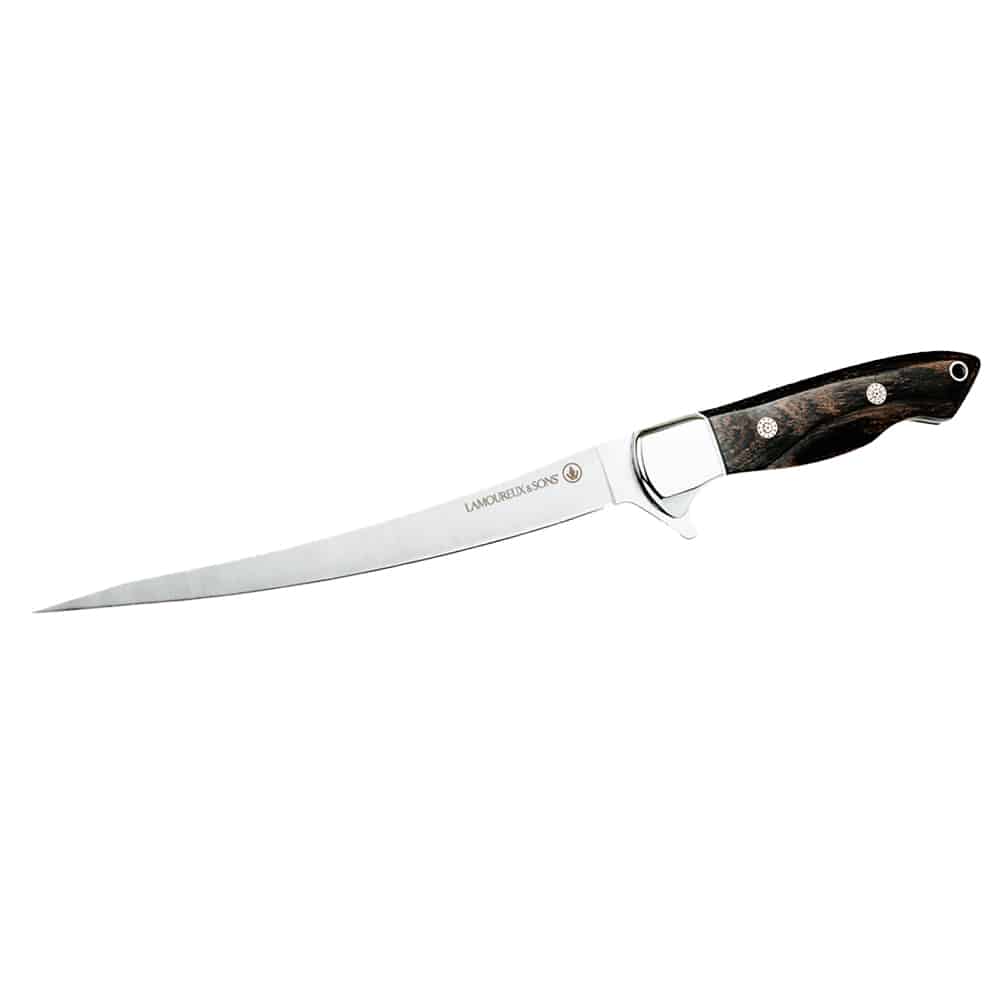 LAMOUREUX AND SONS COUTEAU DE PÊCHE À FILET BONAVENTURE ÉBÈNE image 0