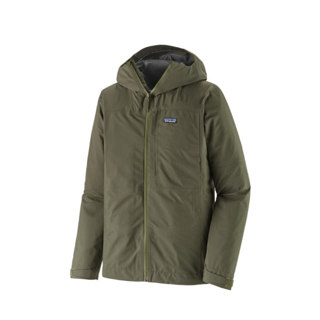 PATAGONIA MANTEAU IMPERMÉABLE BOULDER FORK POUR HOMME - BASIN GREEN image 0