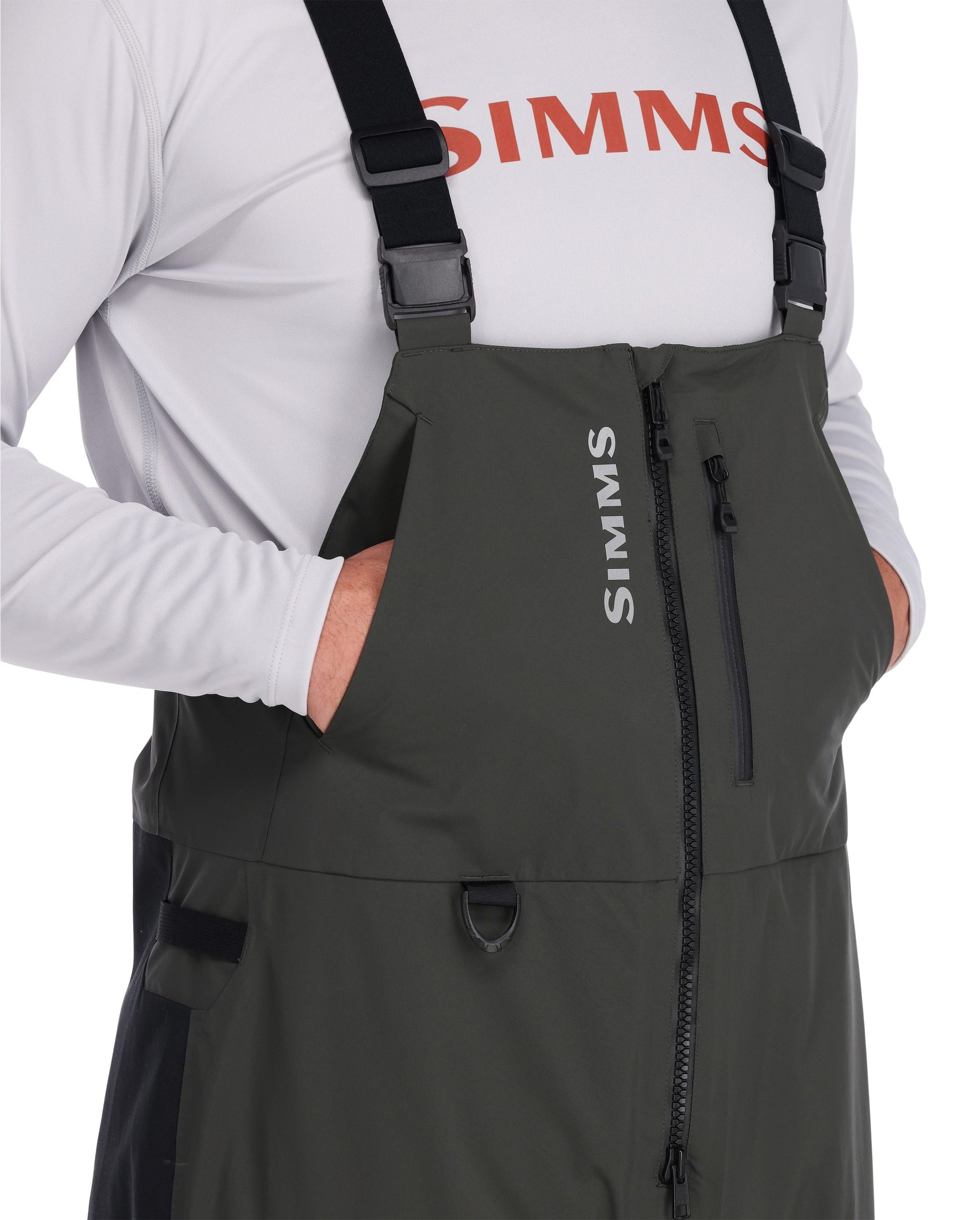 SIMMS PANTALON IMPERMÉABLE DOUBLÉ GUIDE, CARBON image 2
