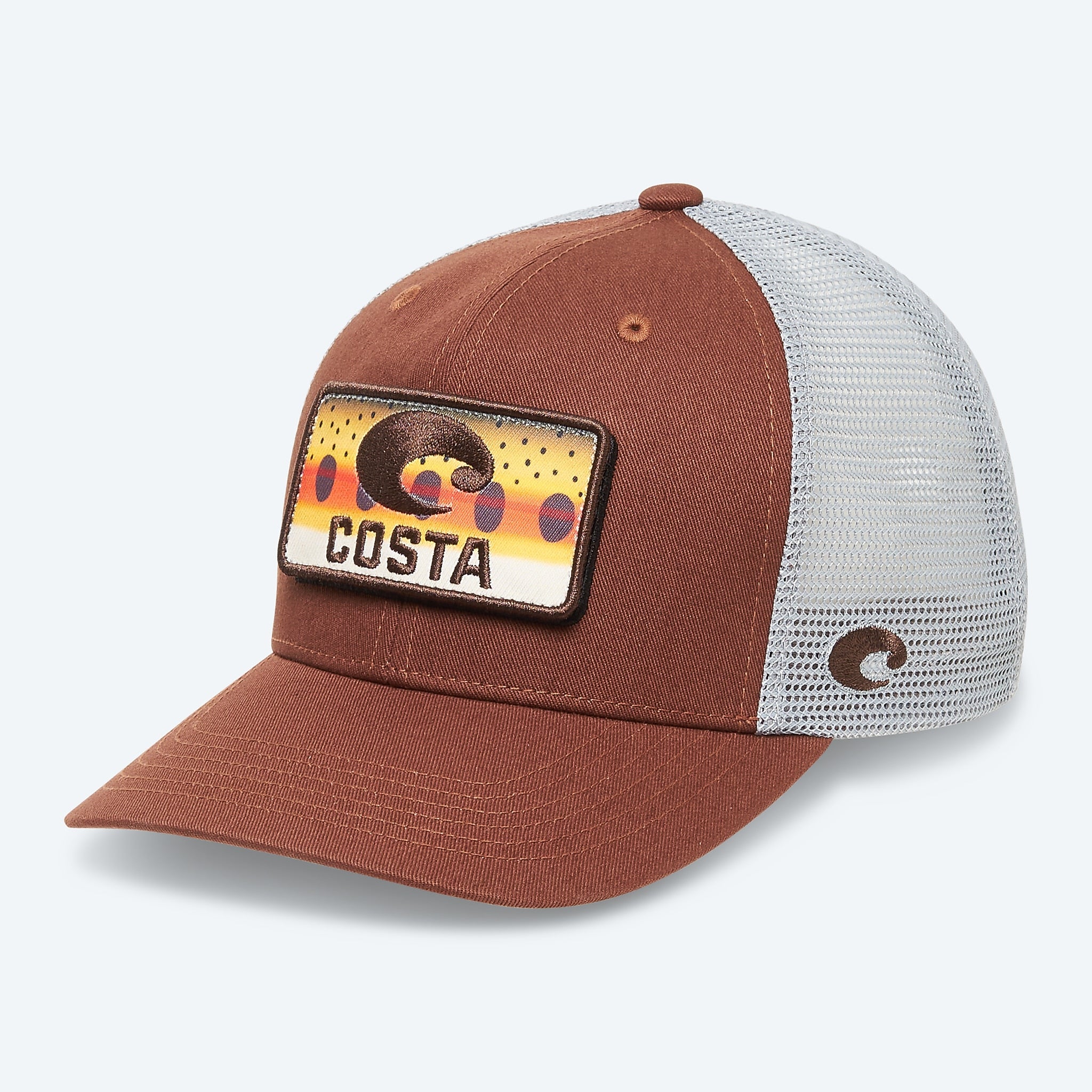 COSTA CASQUETTE FISHSKINS TRUCKER BOLINAS BROWN image 0