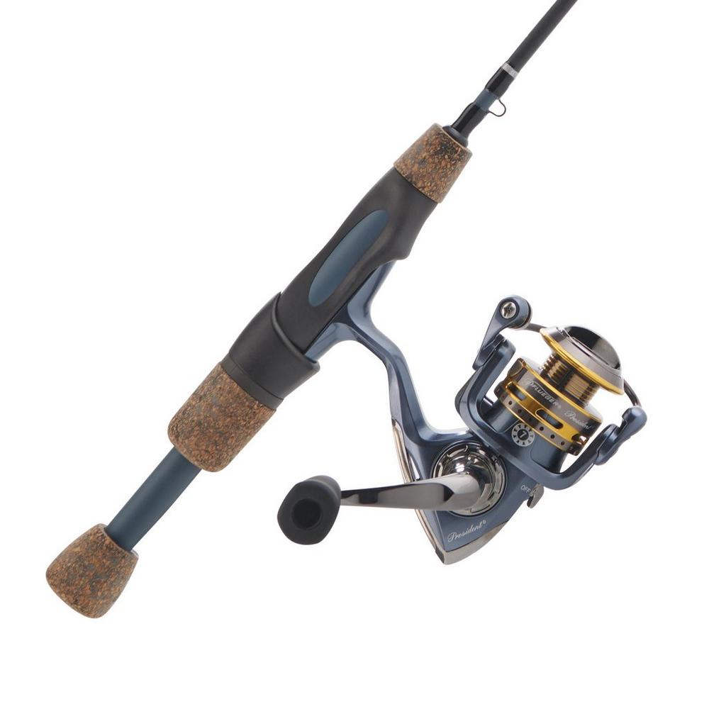 COMBO PÊCHE SUR GLACE PFLUEGER PRESIDENT/ FENWICK ELITE TECH image 0