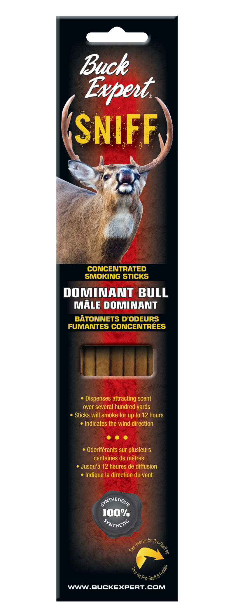 BUCK EXPERT BÂTONNETS D'ENCENS ODEUR D'URINE DE MÂLE DOMINANT image 0