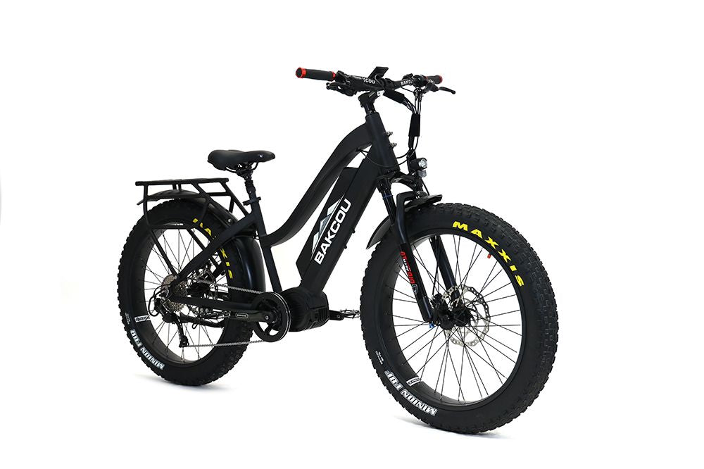 BAKCOU EBIKE MULE STEP-THROUGH 26"1000W 21Ah, MATTE BLACK image 2