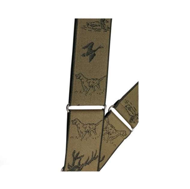 BICLIP BRETELLES À MOTIF DE CHASSE BEIGE image 0