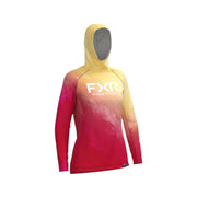 FXR CHANDAIL À CAPUCHON UPS "DERBY SWELL" AIR POUR FEMME – ROSE/JAUNE image 0