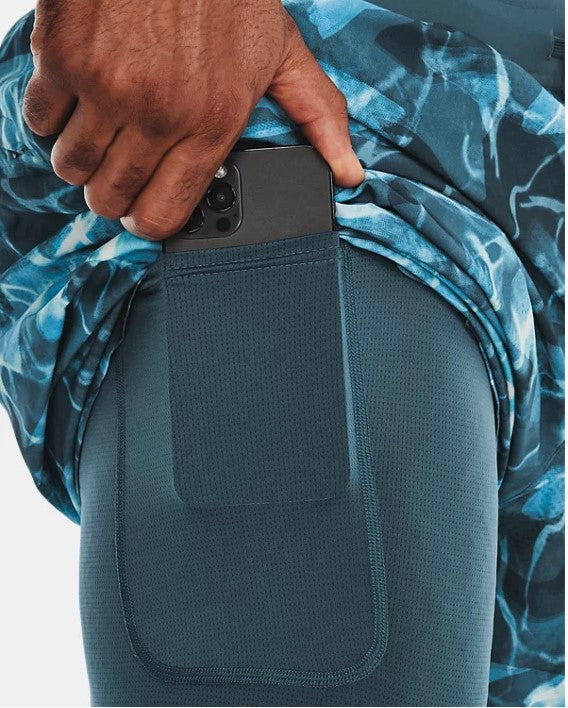 UNDER ARMOUR SHORT SHOREBREAK 2 EN 1, STILL WATER image 1