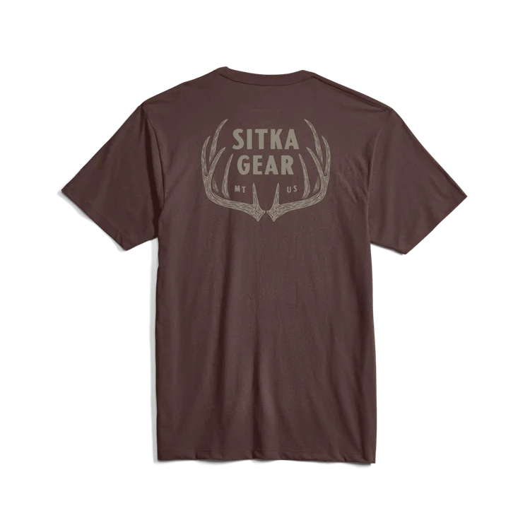 SITKA T-SHIRT TYPICAL TEE - CHERRY WOOD image 0