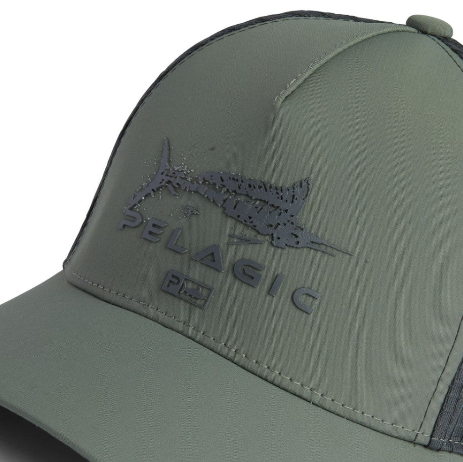 PELAGIC CASQUETTE ECHO GYOTAKU, VERTE image 3