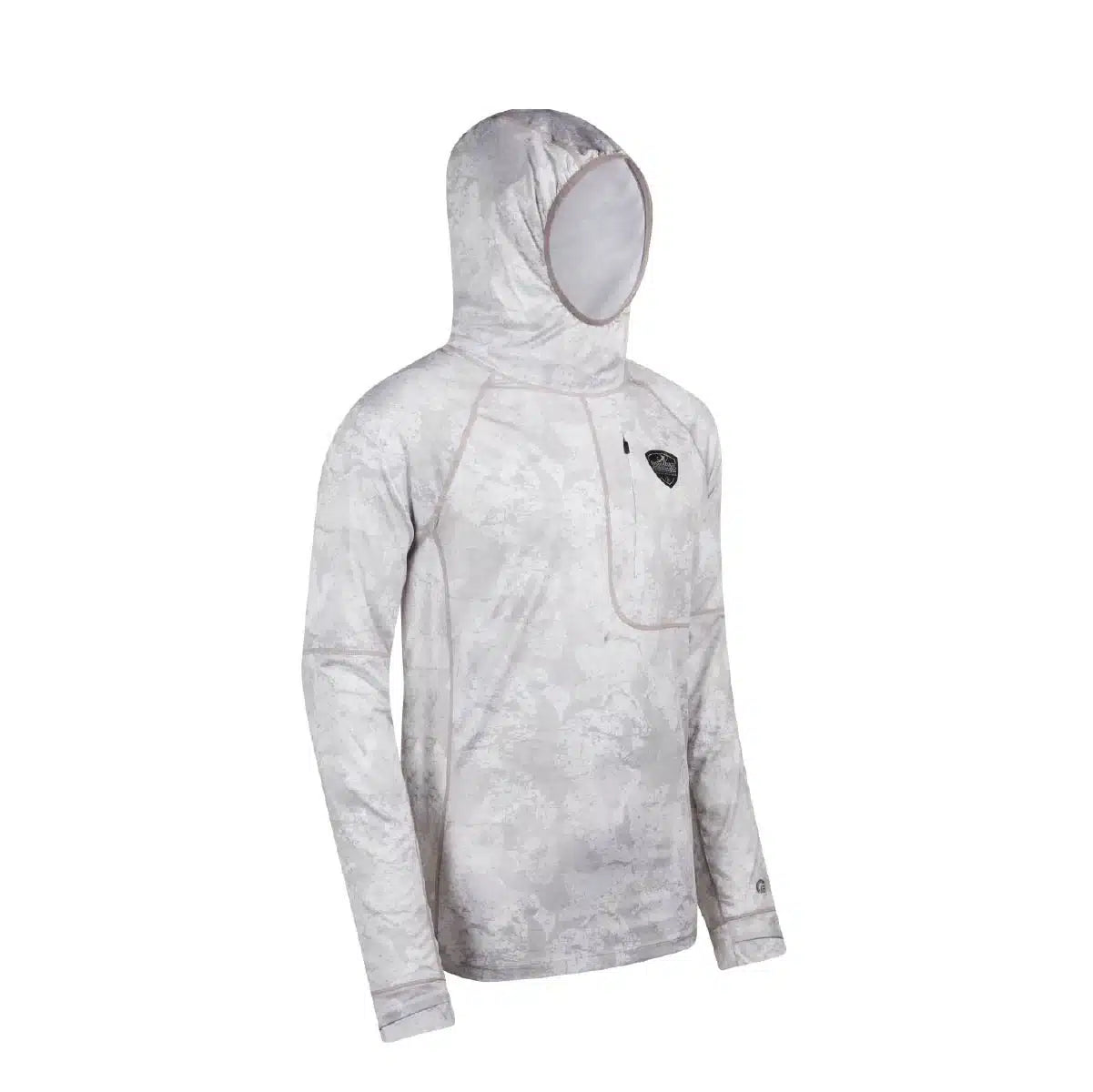 SPORTCHIEF CHANDAIL CAPUCHON OMBLE GRIS BLANC image 1