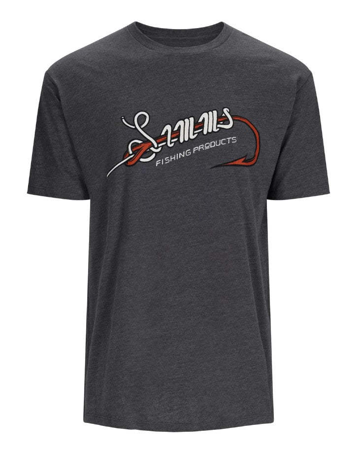 SIMMS T-SHIRT HOOK AND LOOP, TITANIUM HEATHER image 0