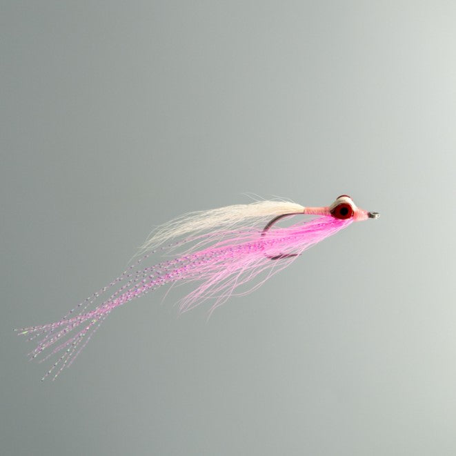 NEPTUNE MOUCHE CLOUSER MINNOW - PINK & WHITE image 0