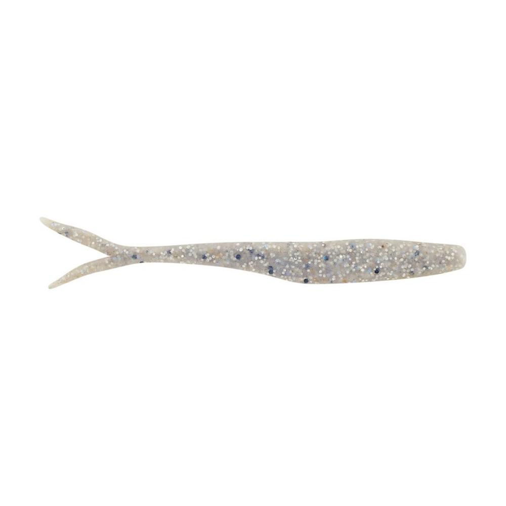 BERKLEY POWERBAIT MAXSCENT FLATNOSE MINNOW 4'' - BLUE PEARL BLACK HOLOGRAM image
