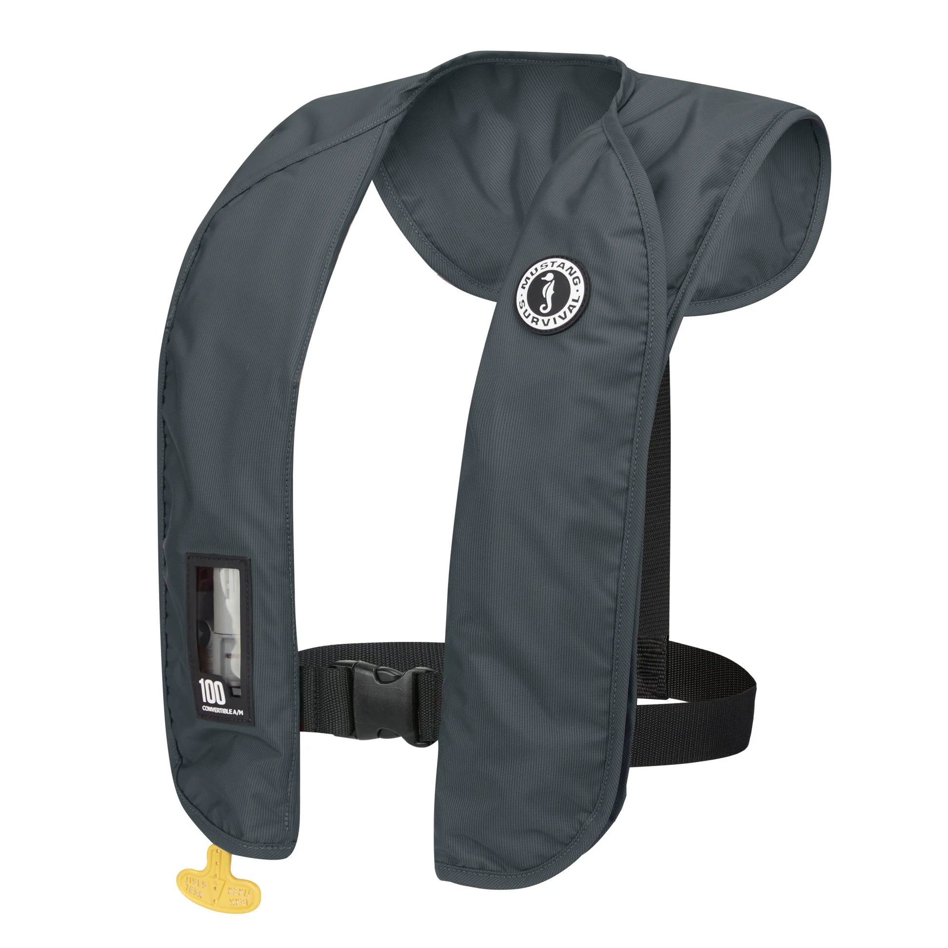 MUSTANG VESTE DE FLOTTAISON CONVERTIBLE AUTOMATIQUE / MANUELLE – MIT 100 ADMIRAL GRAY image 0