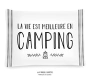 COUSSIN '' LA VIE EST MEILLEURE EN CAMPING '' image 0
