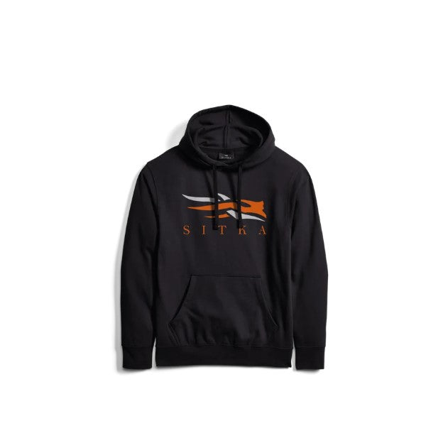 SITKA CHANDAIL À CAPUCHE ICON PULLOVER - NOIR / ORANGE image 0